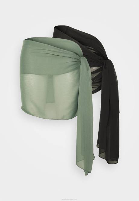 2er-Pack Strandaccessoires Khaki/Schwarz Anna Field V0FT750 Frauen