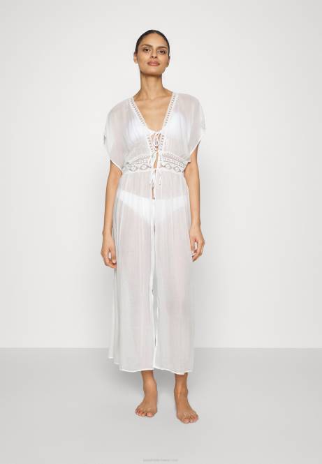 bestickter Überwurf 802 schwarz Strandaccessoire 001 weiß Anna Field V0FT741 Frauen