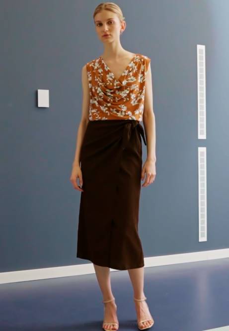 A-Linien-Rock braun Anna Field V0FT781 Frauen