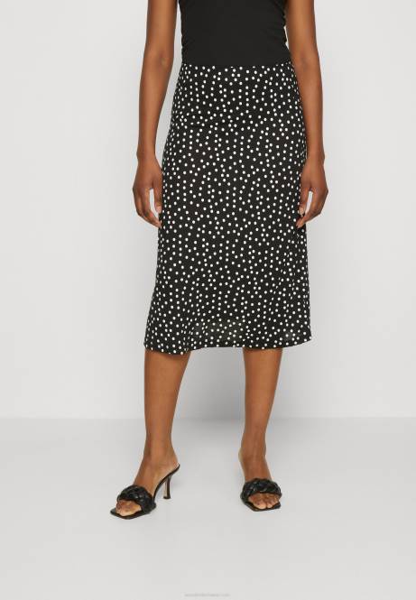 A-Linienrock schwarz Anna Field V0FT790 Frauen