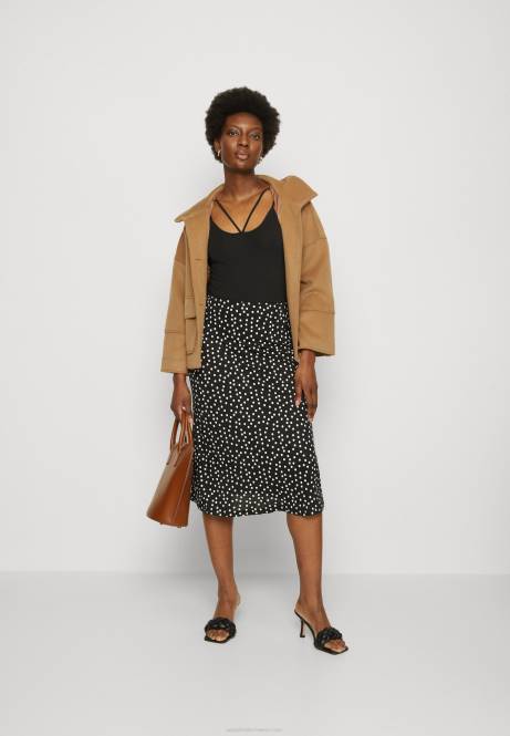 A-Linienrock schwarz Anna Field V0FT790 Frauen