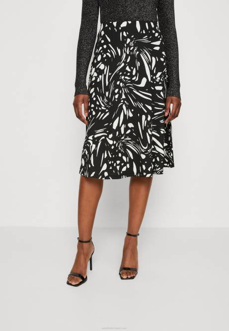 A-Linienrock schwarz/weiß Anna Field V0FT788 Frauen