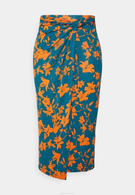 Bleistiftrock blau Anna Field V0FT795 Frauen