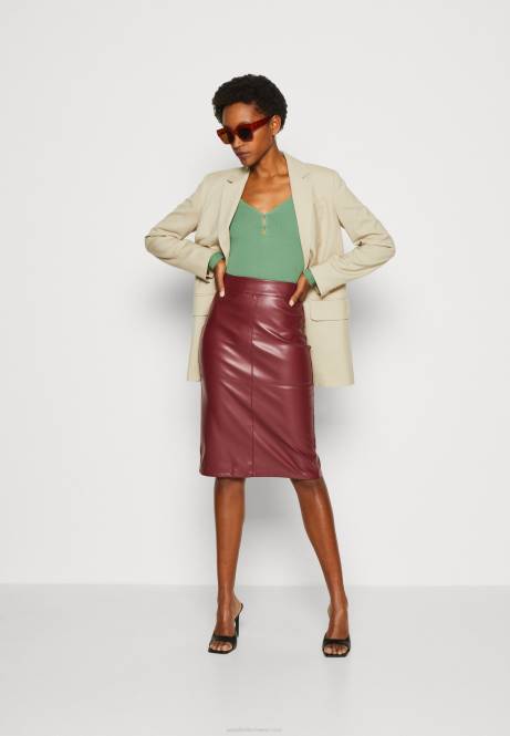 Bleistiftrock bordeaux Anna Field V0FT803 Frauen