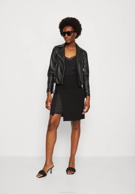 Bleistiftrock schwarz Anna Field V0FT799 Frauen