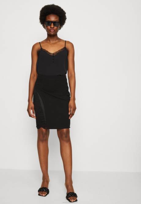 Bleistiftrock schwarz Anna Field V0FT799 Frauen