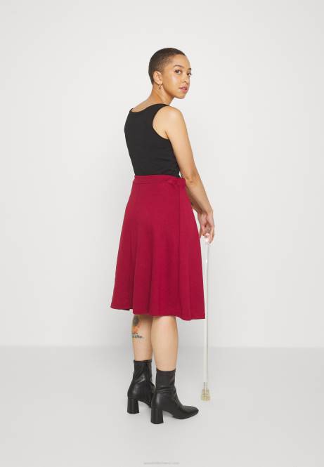 Faltenrock rot Anna Field V0FT780 Frauen