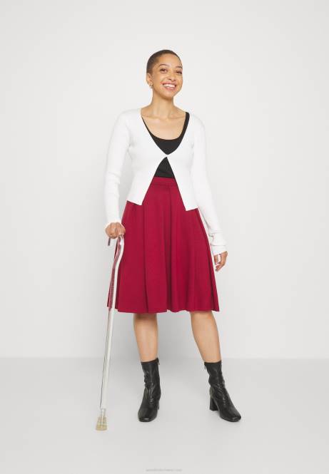 Faltenrock rot Anna Field V0FT780 Frauen