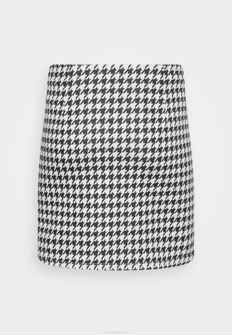 Minirock schwarz/weiß Anna Field V0FT792 Frauen