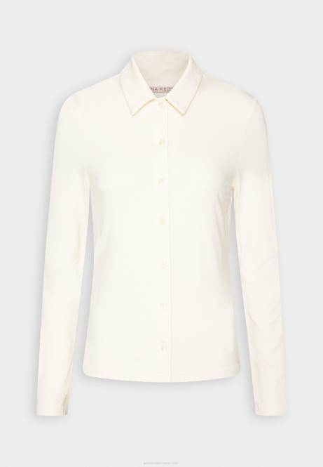 Button-Down-Bluse in gebrochenem Weiß Anna Field V0FT672 Frauen