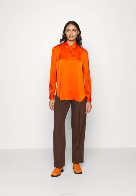 Button-Down-Bluse orange Anna Field V0FT669 Frauen