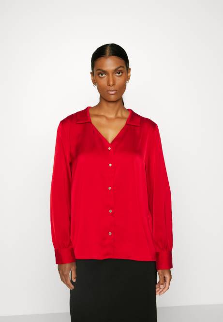 Button-Down-Bluse rot Anna Field V0FT678 Frauen