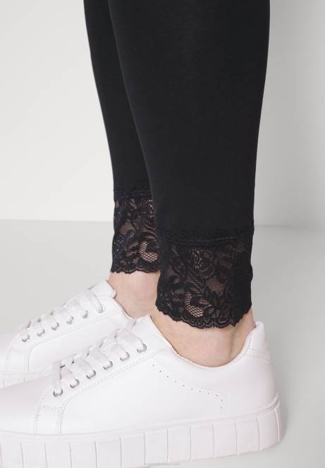 2er-Pack Leggings-Hosen schwarz/dunkelblau Anna Field V0FT657 Frauen