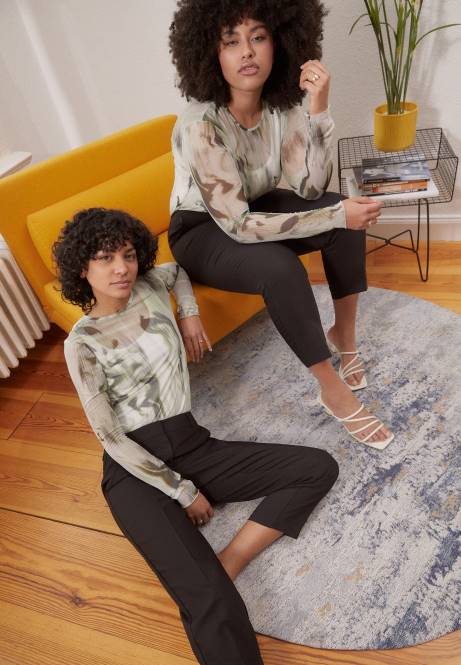 Chinos schwarz Anna Field V0FT597 Frauen