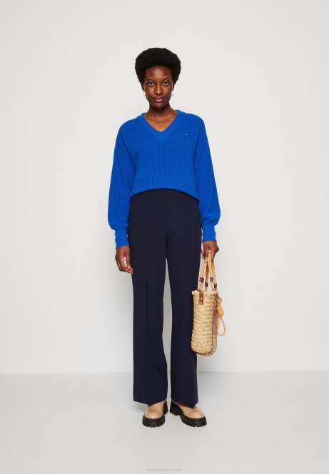 Hose dunkelblau Anna Field V0FT617 Frauen