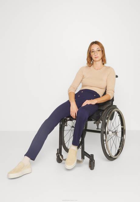 Hose dunkelblau Anna Field V0FT643 Frauen