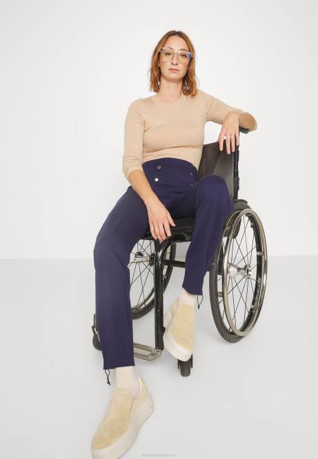 Hose dunkelblau Anna Field V0FT643 Frauen