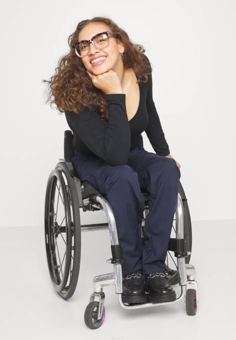 Hose dunkelblau Anna Field V0FT647 Frauen