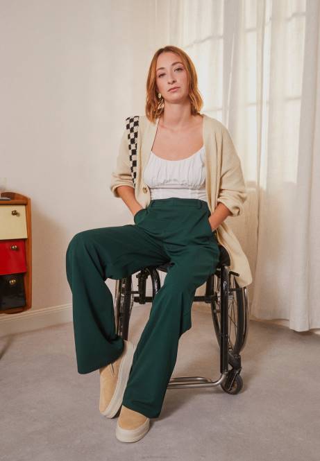 Hose dunkelgrün Anna Field V0FT650 Frauen