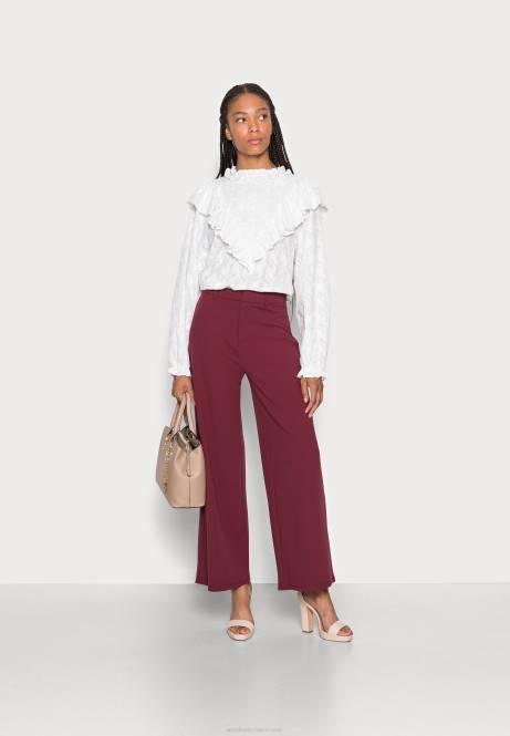 Hose dunkelrot Anna Field V0FT628 Frauen