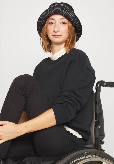 Hose schwarz Anna Field V0FT639 Frauen