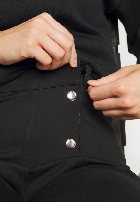 Hose schwarz Anna Field V0FT639 Frauen