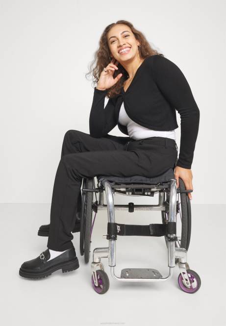 Hose schwarz Anna Field V0FT642 Frauen