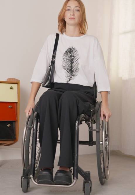 Hose schwarz Anna Field V0FT648 Frauen