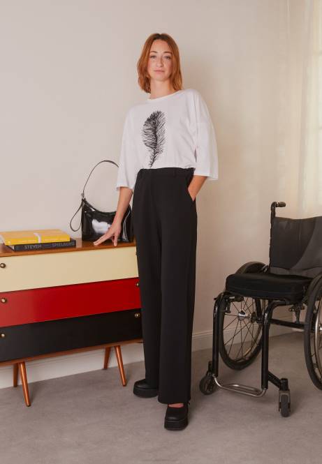 Hose schwarz Anna Field V0FT648 Frauen