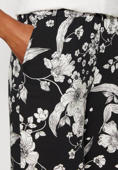 Hose schwarz/offwhite Anna Field V0FT640 Frauen