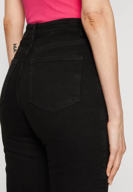 Jeans mit geradem Bein, schwarzer Denim Anna Field V0FT665 Frauen