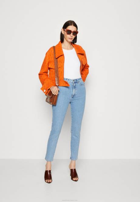 Slim-Fit-Jeans aus hellblauem Denim Anna Field V0FT663 Frauen