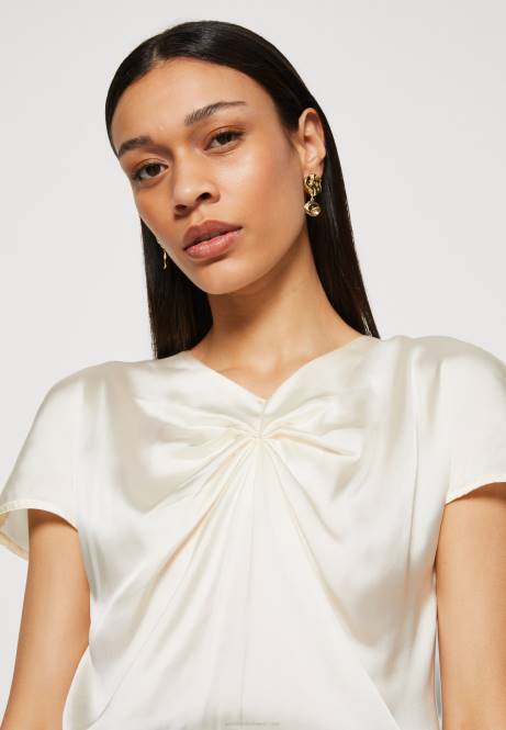 Etuikleid aus Weiß/Schwarz Anna Field V0FT195 Frauen