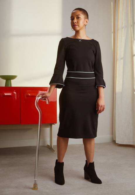 Etuikleid schwarz Anna Field V0FT218 Frauen