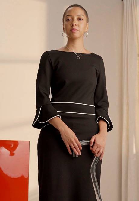 Etuikleid schwarz Anna Field V0FT218 Frauen