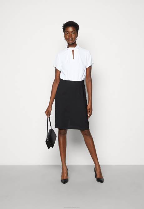 Etuikleid schwarz/weiß Anna Field V0FT200 Frauen