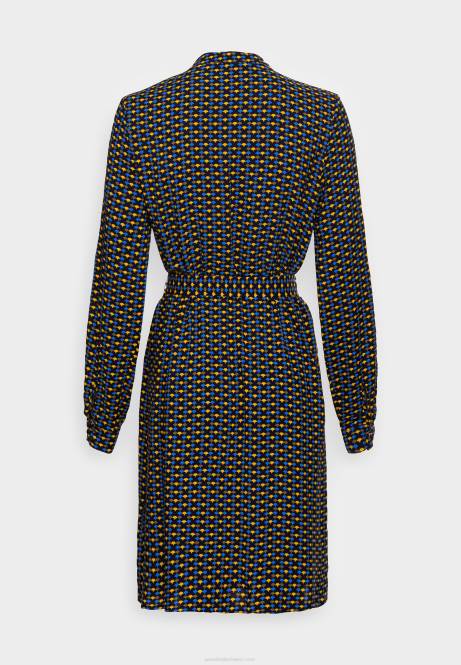 Hemdblusenkleid blau/gelb Anna Field V0FT81 Frauen