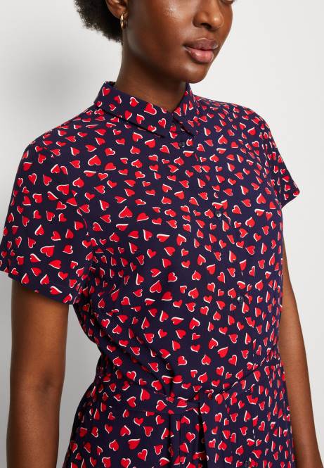 Hemdblusenkleid dunkelblau/rot Anna Field V0FT91 Frauen