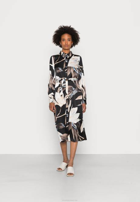 Hemdblusenkleid schwarz/mehrfarbig Anna Field V0FT93 Frauen