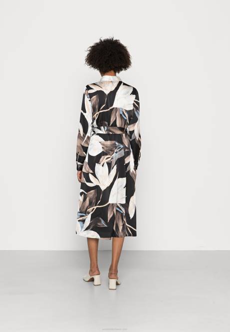 Hemdblusenkleid schwarz/mehrfarbig Anna Field V0FT93 Frauen