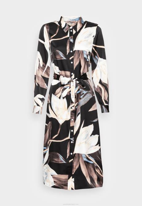 Hemdblusenkleid schwarz/mehrfarbig Anna Field V0FT93 Frauen