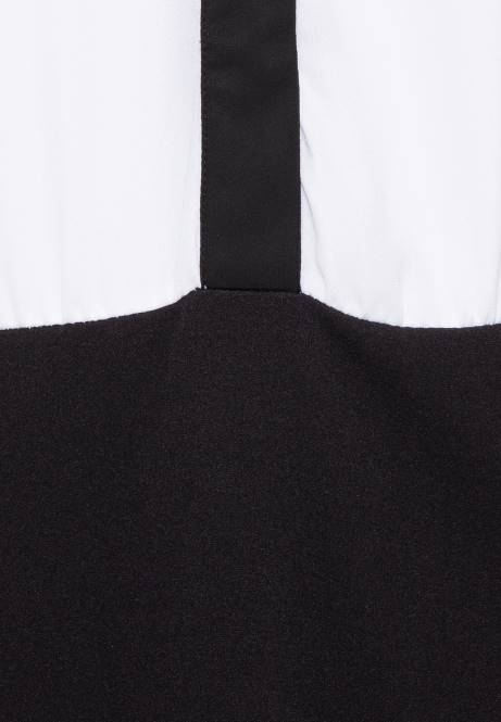 Hemdblusenkleid schwarz/weiß Anna Field V0FT87 Frauen