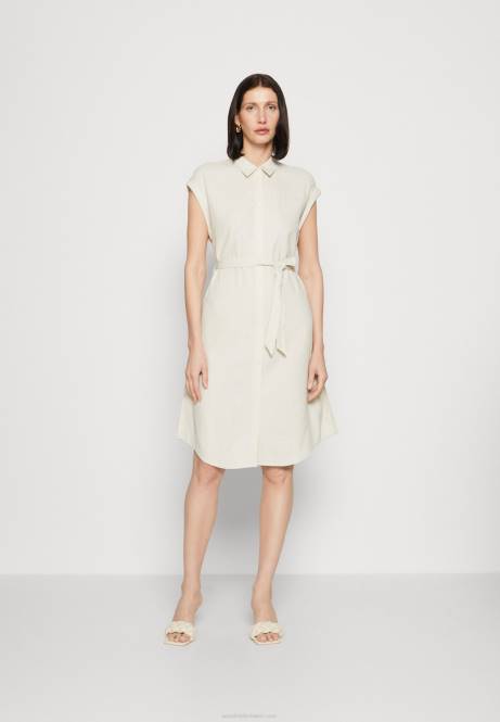 Hemdkleid beige Anna Field V0FT82 Frauen