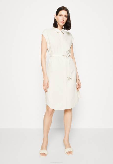 Hemdkleid beige Anna Field V0FT82 Frauen