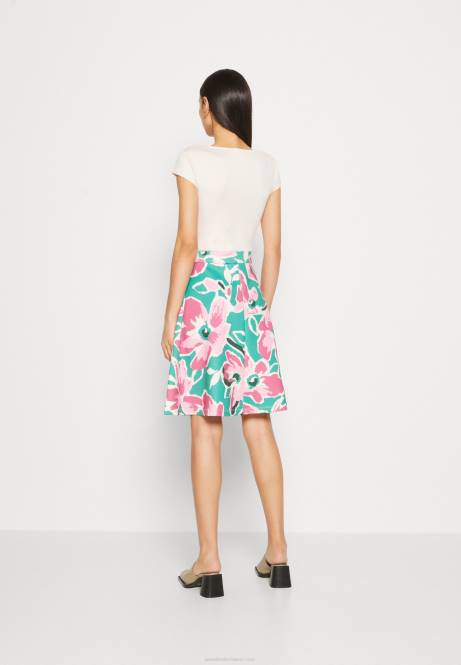 Jeanskleid weiß/grün/rosa Anna Field V0FT68 Frauen