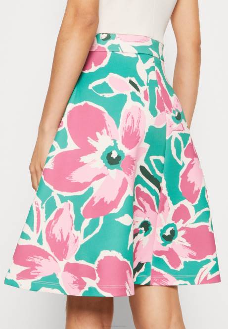 Jeanskleid weiß/grün/rosa Anna Field V0FT68 Frauen