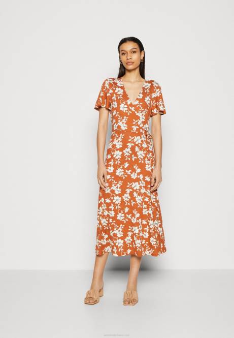 Jerseykleid braun/weiß Anna Field V0FT185 Frauen