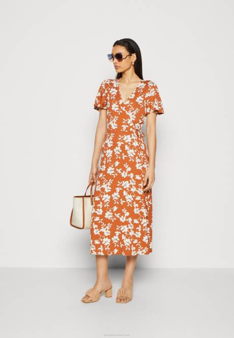 Jerseykleid braun/weiß Anna Field V0FT185 Frauen