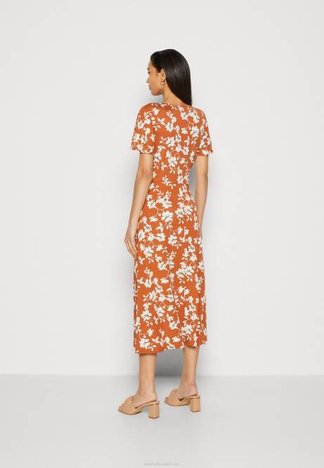 Jerseykleid braun/weiß Anna Field V0FT185 Frauen