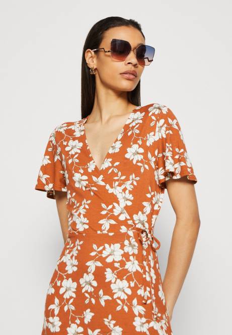 Jerseykleid braun/weiß Anna Field V0FT185 Frauen